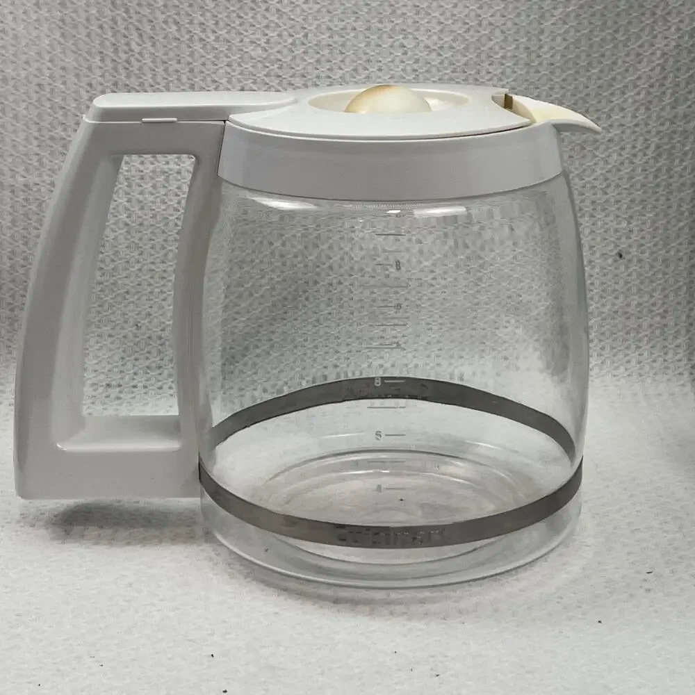 Cuisinart DCC-1100 12-Cup Programmable Coffee Maker White W/ Glass Carafe